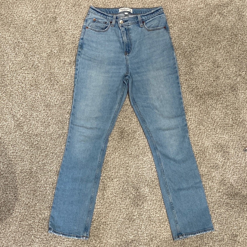 90’s slim straight ultra high rise Jeans